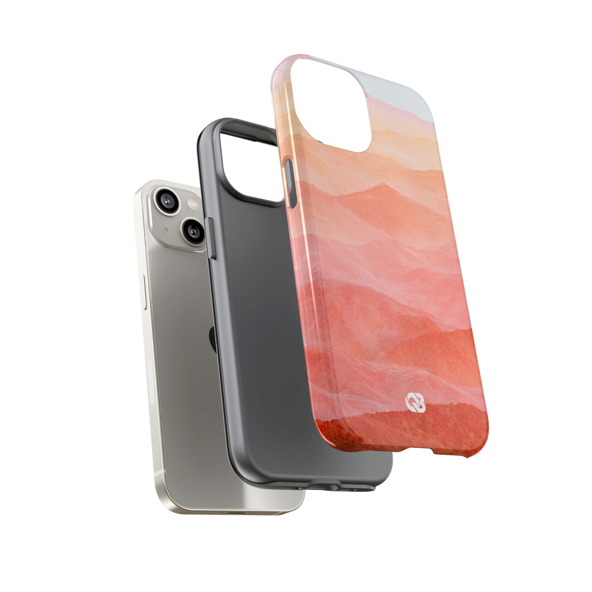 Alpenglow Ridge Vista · Tough Phone Case for iPhone · Orange