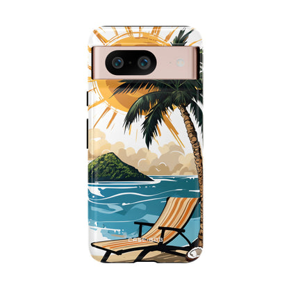 Sunny Palm Breeze Google Pixel 8 Case - Tough
