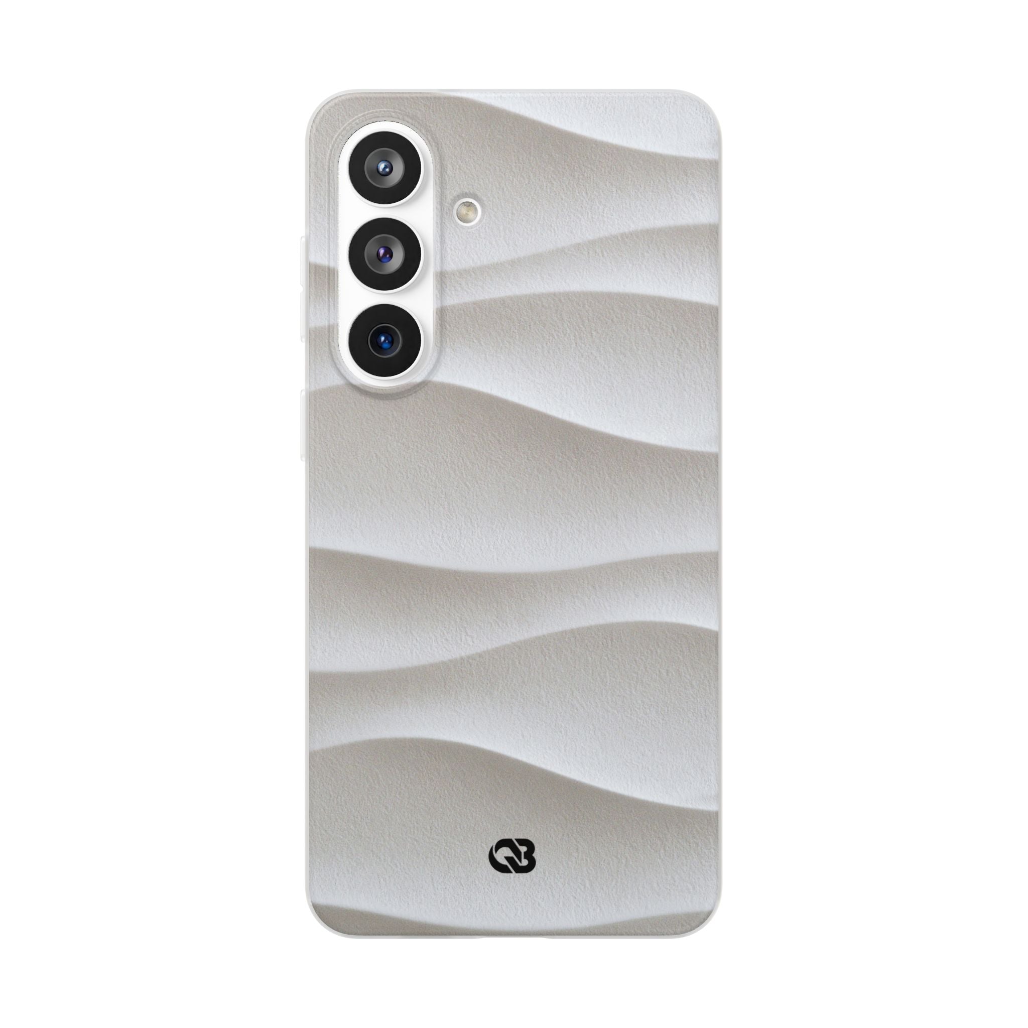 White Lite Phone Case for Samsung - Arctic Flow Ridges