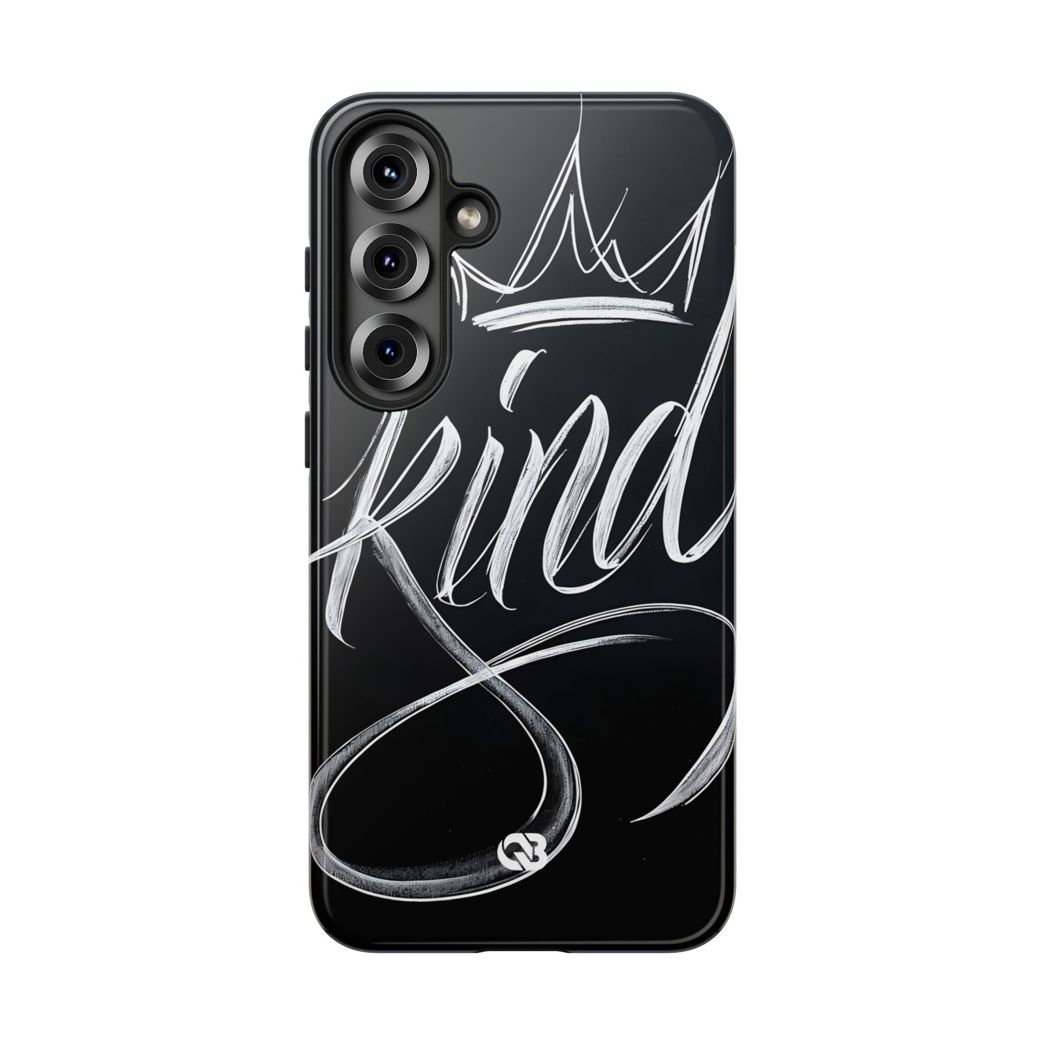 Noir Crown Script · Custodia Tough per Samsung