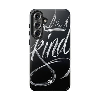 Noir Crown Script · Custodia Tough per Samsung