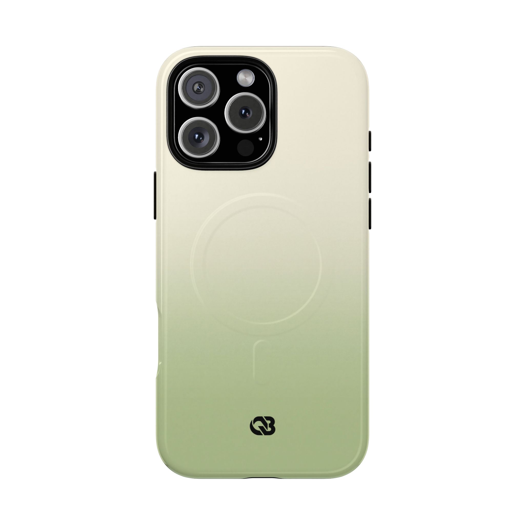 Green Tough 2.0 Magsafe Phone Case for iPhone - Bone Sage Fade