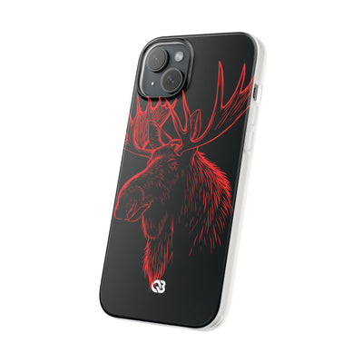 Nordic Elk · Lite Phone Case for iPhone ·  Black