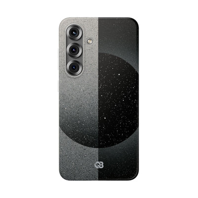 Black Lite Phone Case for Samsung - Lunar Static Orbit
