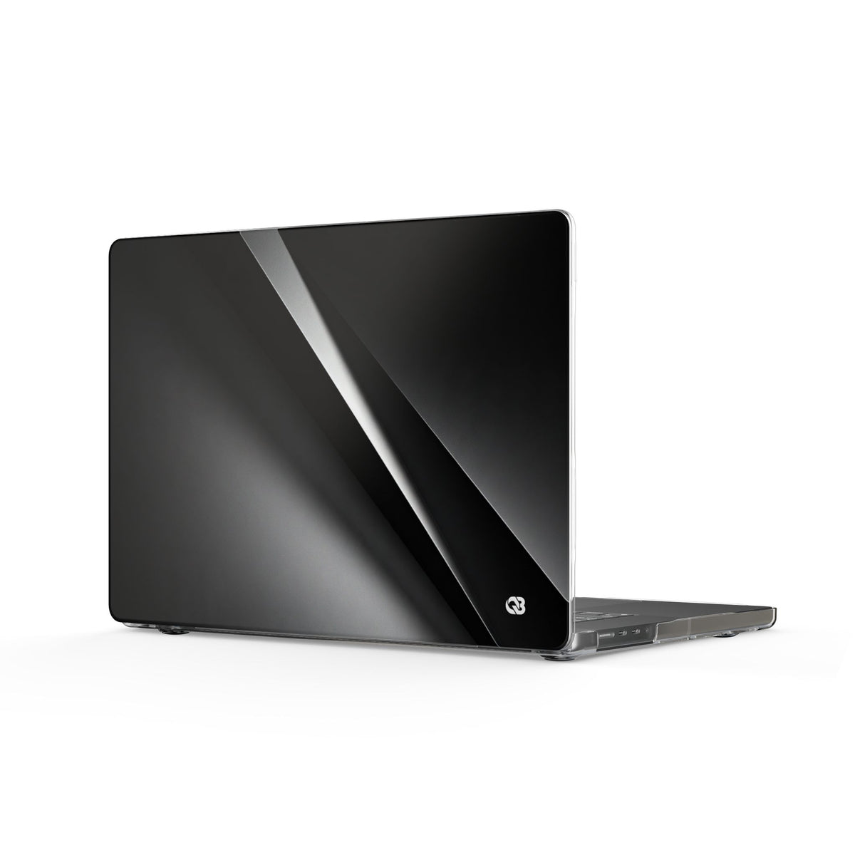 Obsidian Ridge · Clear Hard Case for MacBook · Black