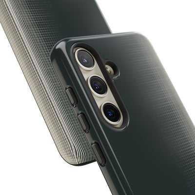 Grey Tough Phone Case for Samsung - Charcoal Tech Grid