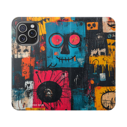 Turquoise Grin - iPhone 15 Pro Max Case - Wallet