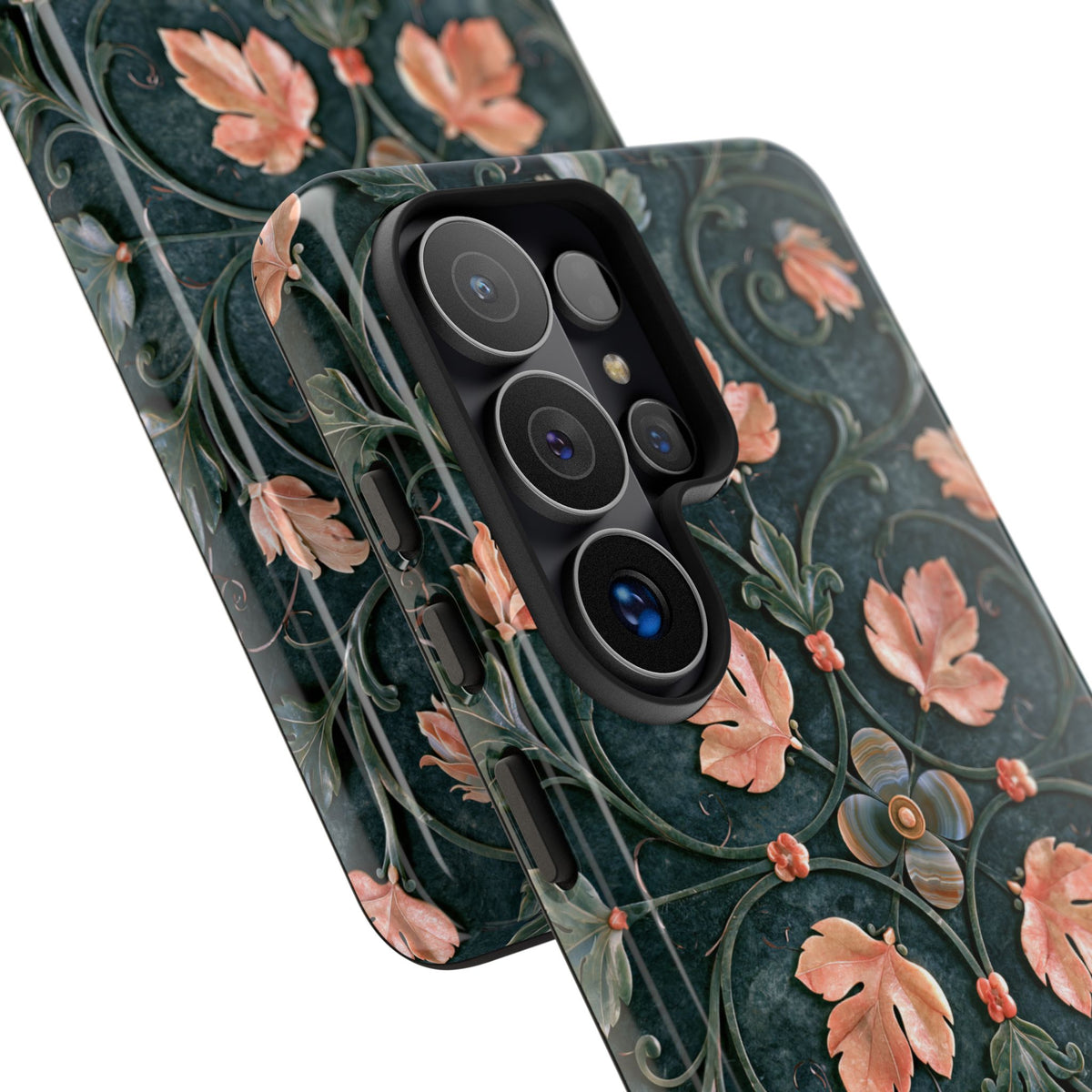 Florentine Rose Arabesque · Tough Phone Case for Samsung · Green