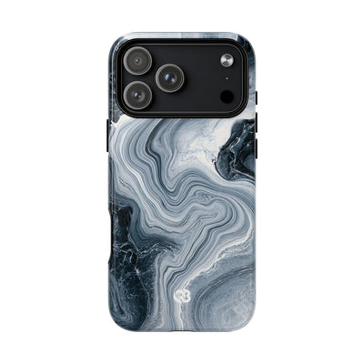 Suminagashi Ink Flow · Tough 2.0 Magnetic Phone Case for iPhone · Grey