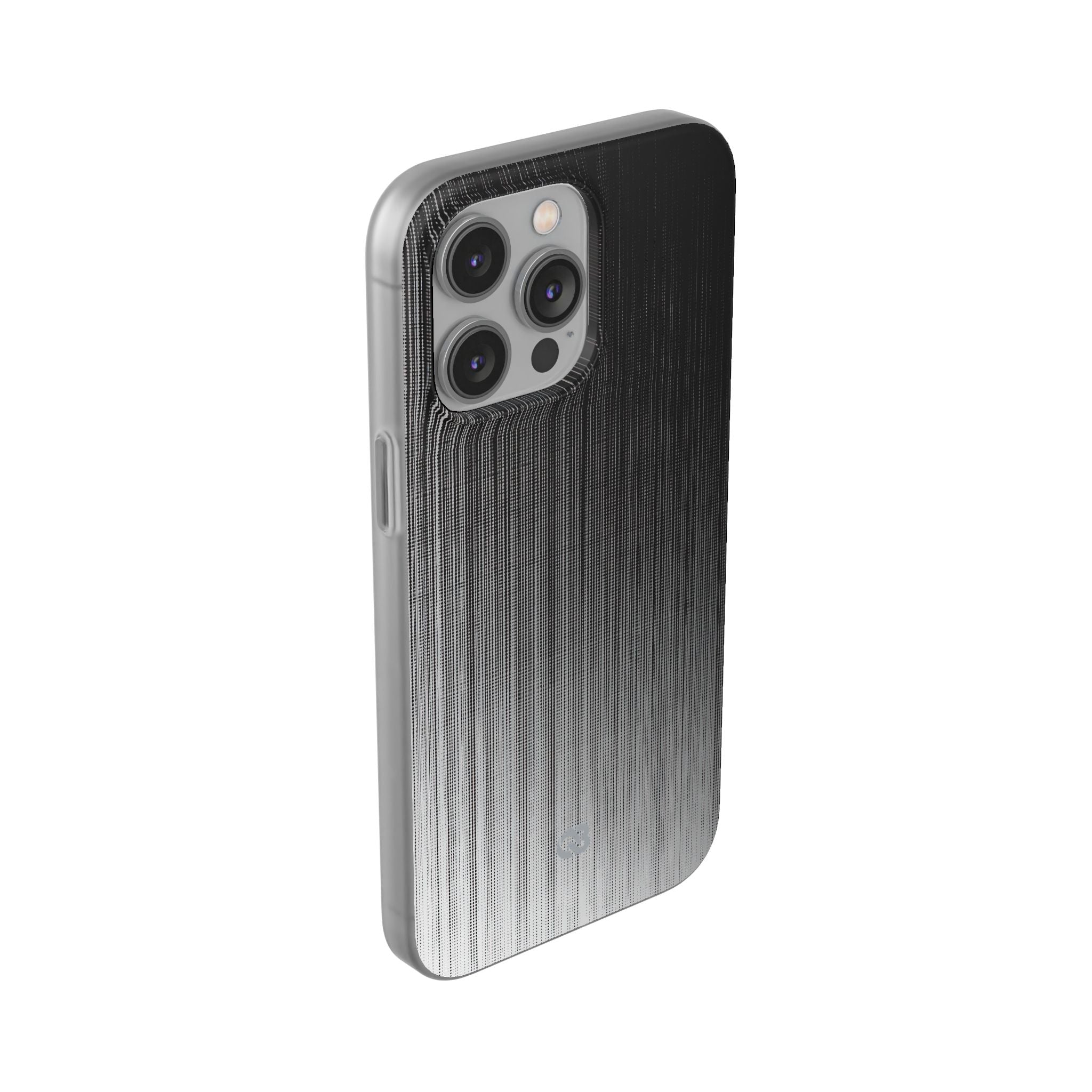 Grey Lite Phone Case for iPhone - Static Vertical Dither