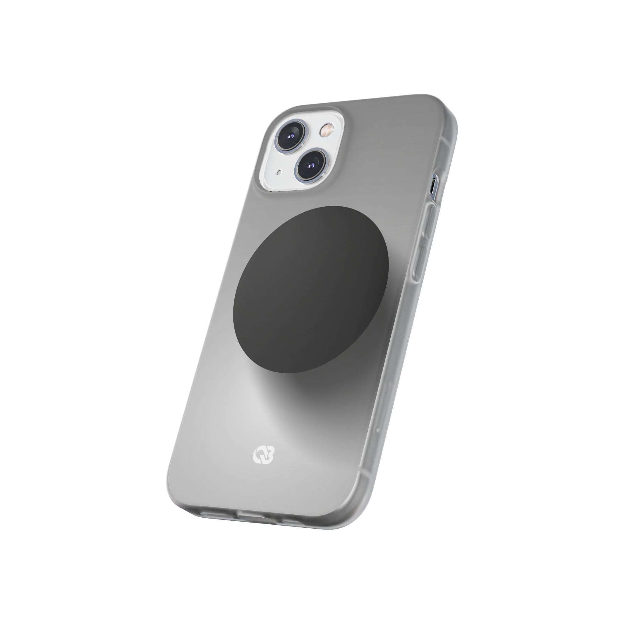 Grey Lite Phone Case for iPhone - Matte Onyx Sphere