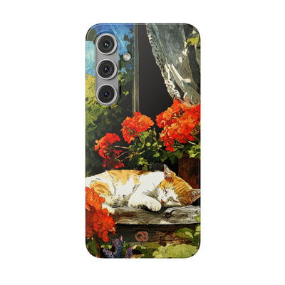 Sleeping Ginger Bloom · Soft Handyhülle für Samsung