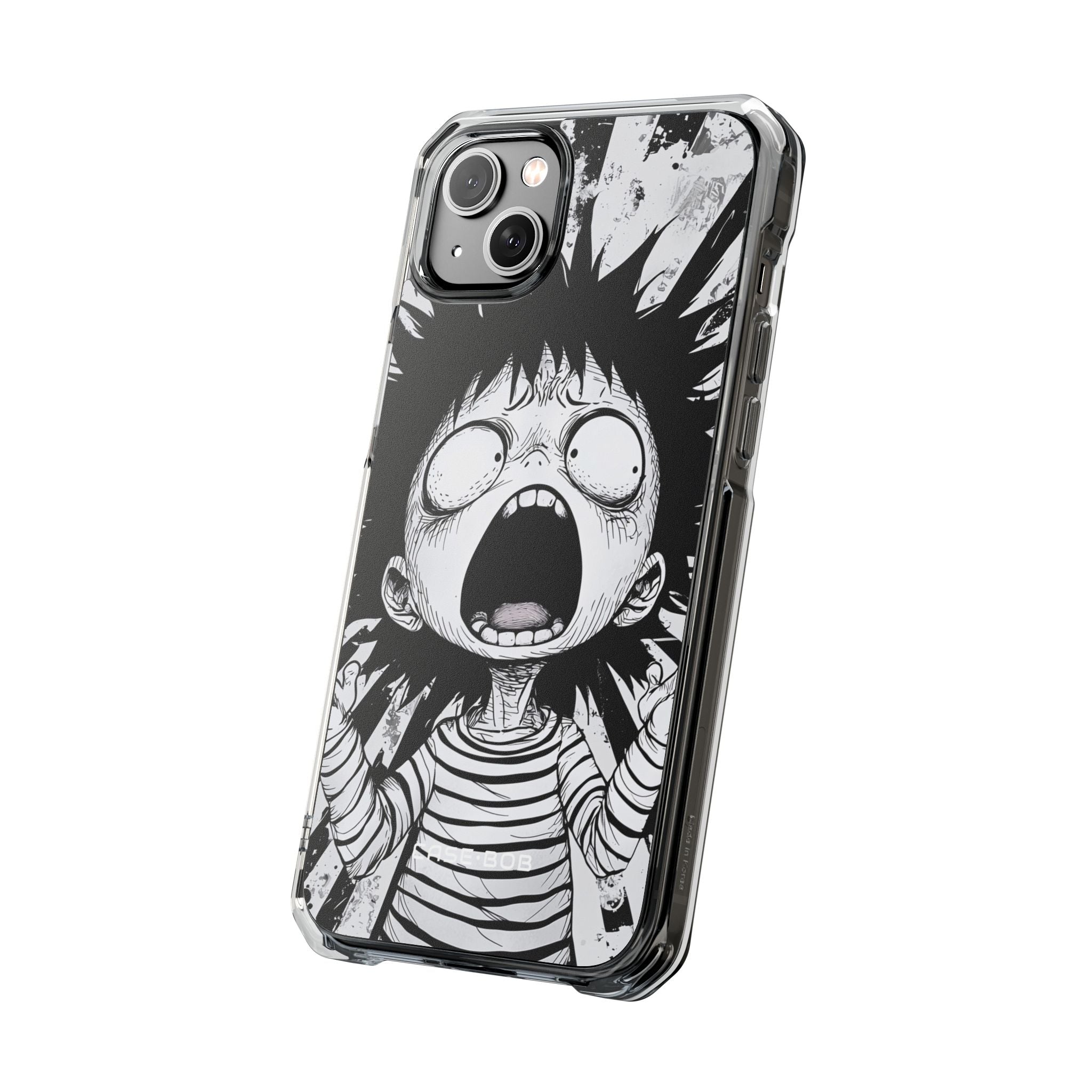 Screaming Stripes iPhone 14 Plus Case - Impact