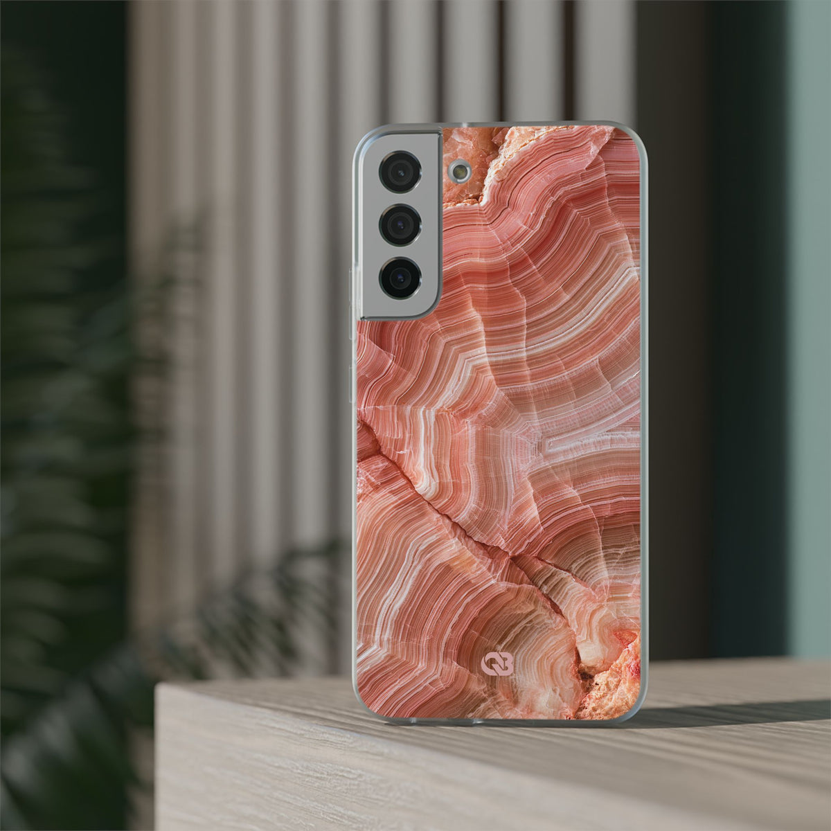 Blushing Rose Strata · Lite Phone Case for Samsung · Pink