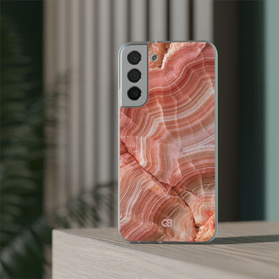 Blushing Rose Strata · Lite Phone Case for Samsung · Pink