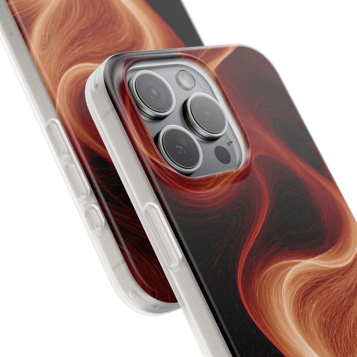 Solar Ember Flow · Lite Phone Case for iPhone ·  Orange