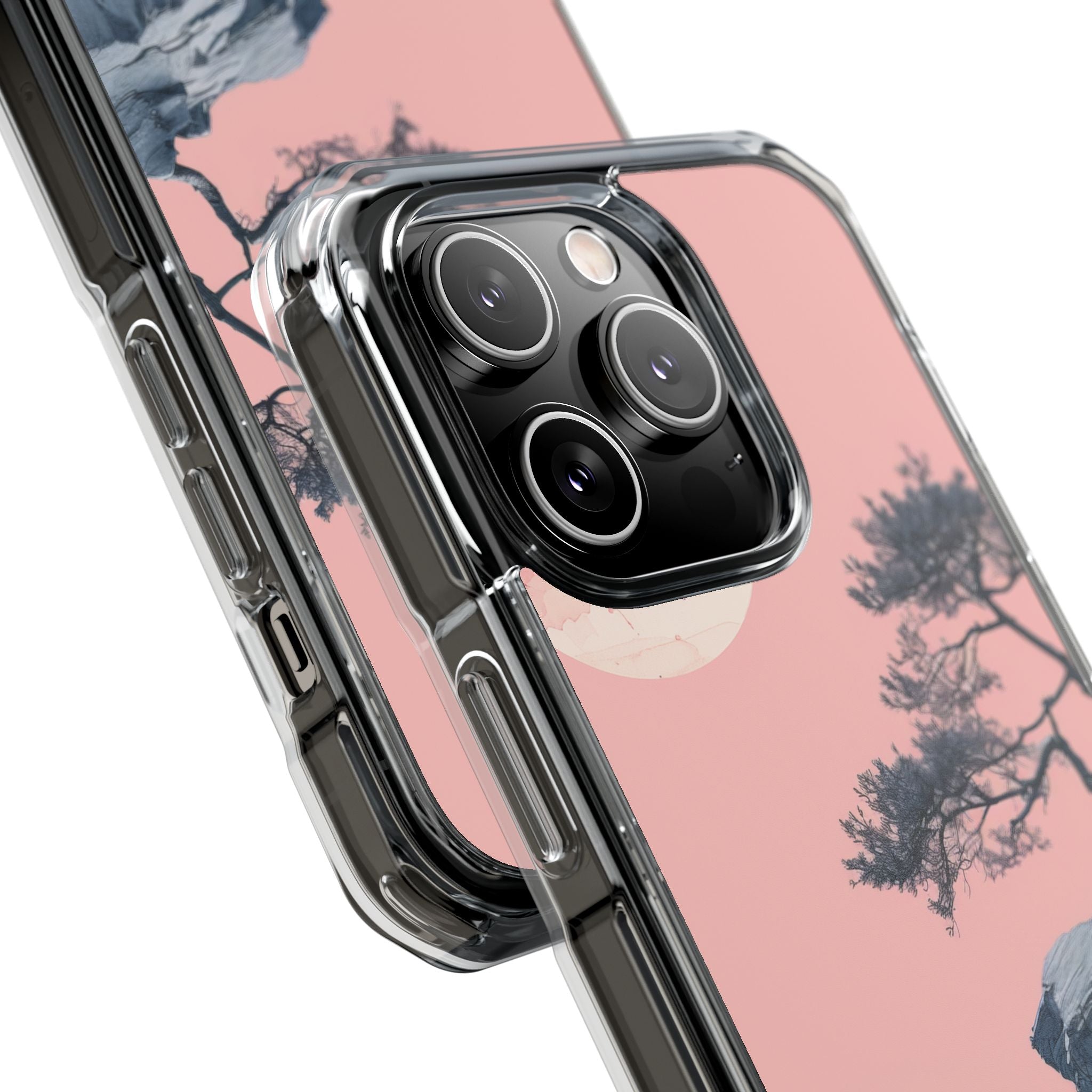 Crimson Moon Tree iPhone 14 Pro Case - Impact