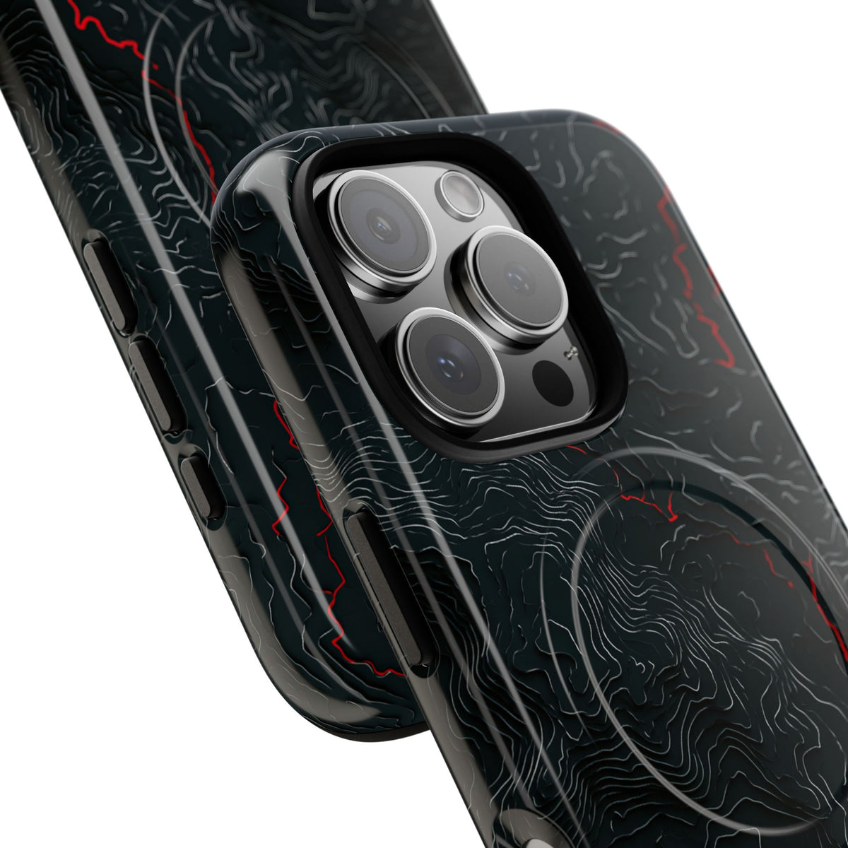 Crimson Rift · Tough 2.0 Magnetic Phone Case for iPhone · Black