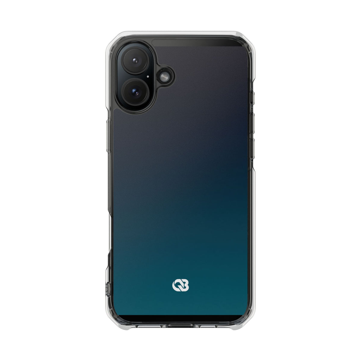 Abyssal Midnight · Clear Impact Magnetic Phone Case for iPhone · Blue