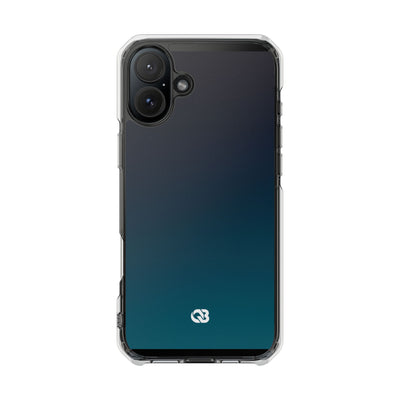 Abyssal Midnight · Clear Impact Magnetic Phone Case for iPhone · Blue