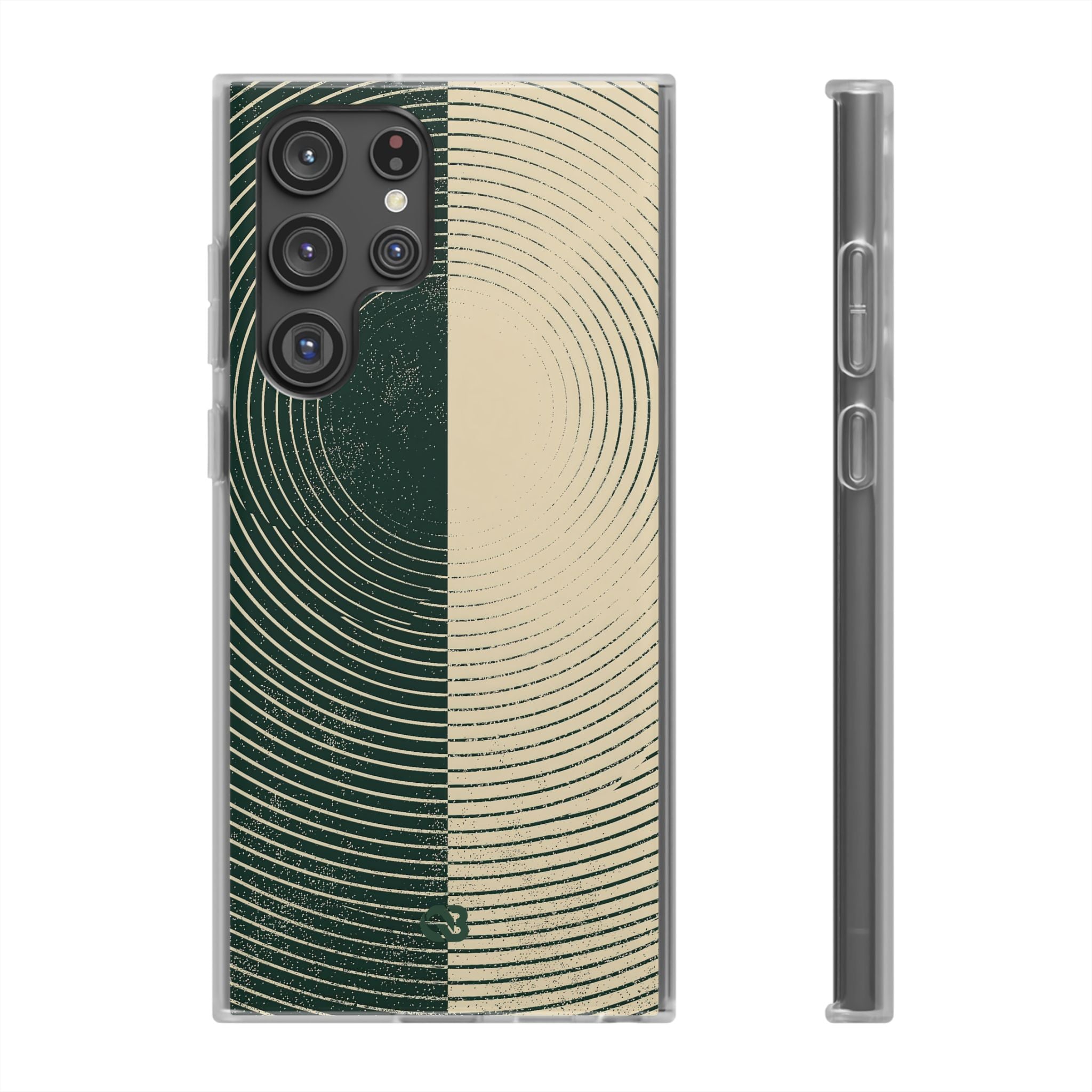 Green Lite Phone Case for Samsung - Evergreen Split Grain
