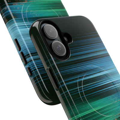 Digital Shoreline Drift · Tough 2.0 Magnetic Phone Case for iPhone · Teal