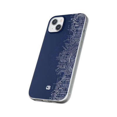 Blue Lite Phone Case for iPhone - Cobalt Circuit Logic
