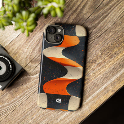 Orange Grit Twist · Tough Phone Case for iPhone
