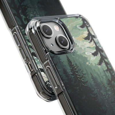 Misty Pine Shadow · Impact Phone Case for iPhone · Magsafe