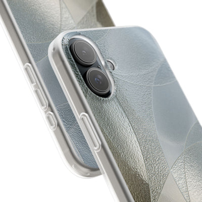 Silver Lite Phone Case for iPhone - Frosted Silver Mosaic