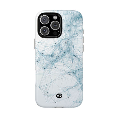 Blue Tough 2.0 Magsafe Phone Case for iPhone - Glacial Neural Web