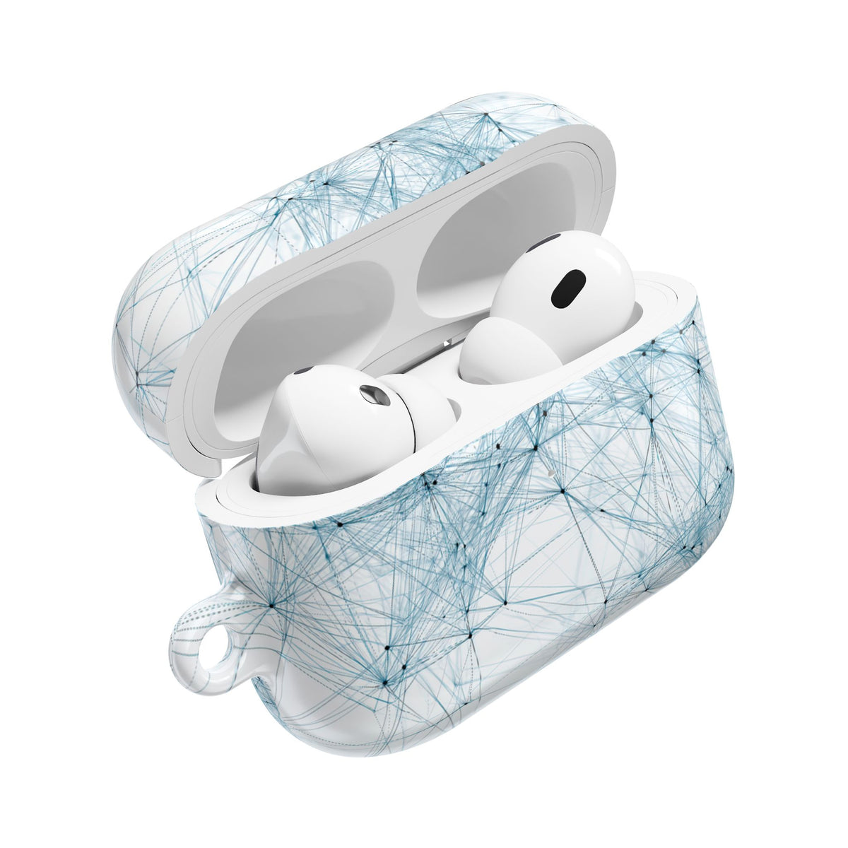 Neural Lattice · Hard Case for AirPods & AirPods Pro · White
