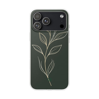 Green Lite Phone Case for iPhone - Deep Moss Willow