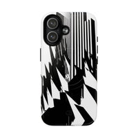 White Tough 2.0 Magsafe Phone Case for iPhone - Shattered Vector Spire