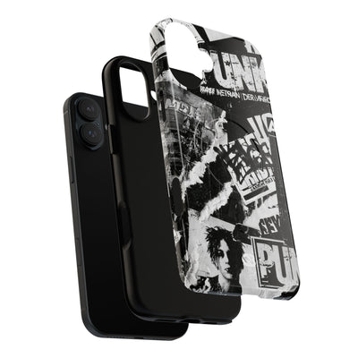 Underground Punk Collage · Tough 2.0 Magnetic Phone Case for iPhone · Black