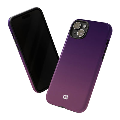 Purple Tough Phone Case for iPhone - Nocturnal Plum Fade