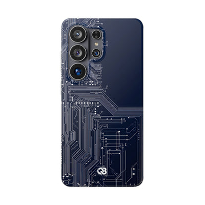Blue Lite Phone Case for Samsung - Cobalt Data Stream