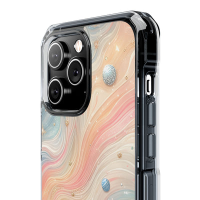 Iridescent Swirls iPhone 14 Pro Max Skal - Impact
