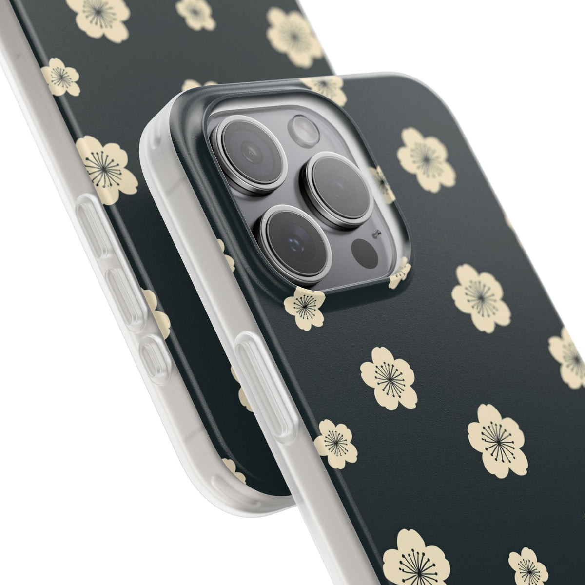 Midnight Sakura Bloom · Lite Phone Case for iPhone ·  Black