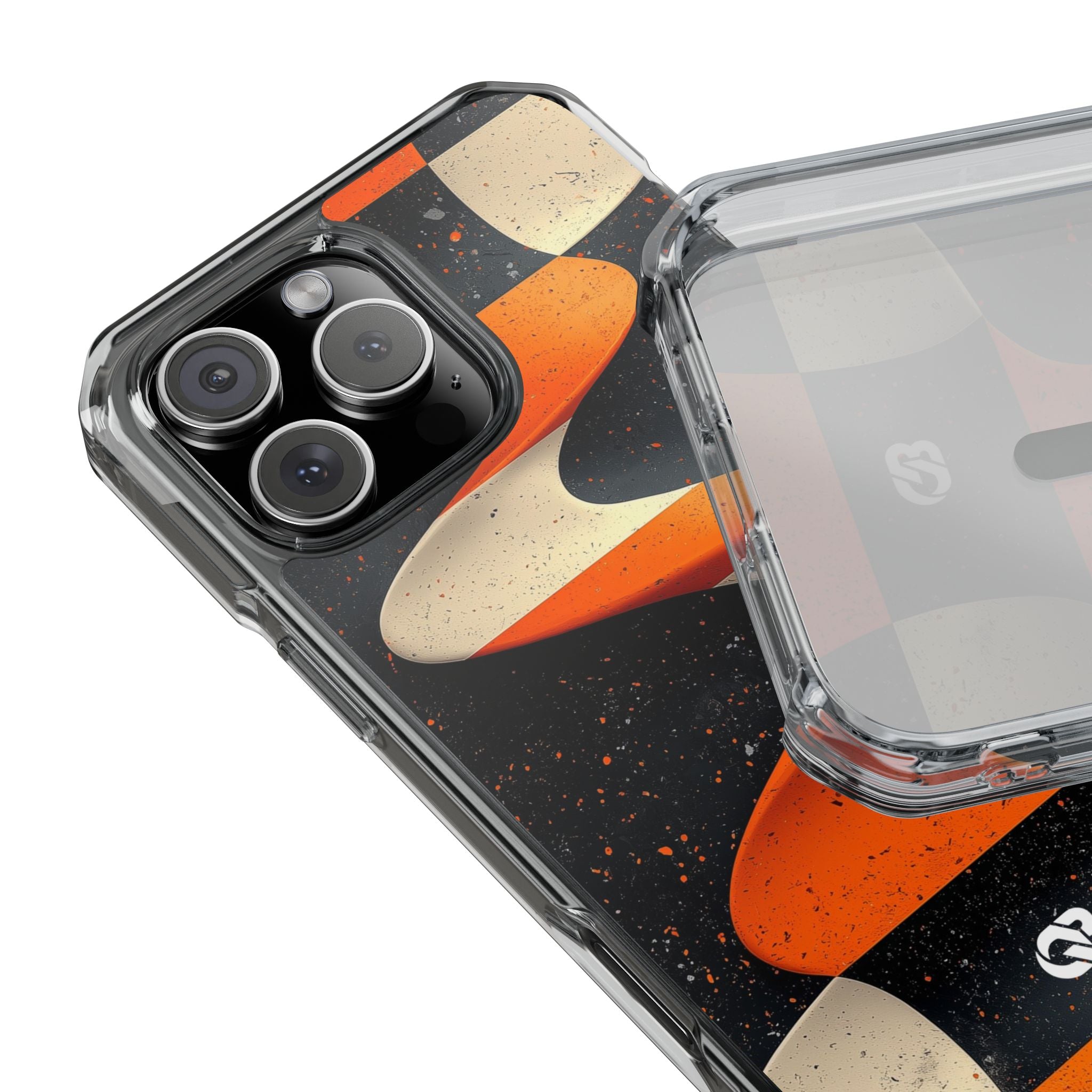 Orange Grit Twist · Impact Handyhülle für iPhone · Magsafe