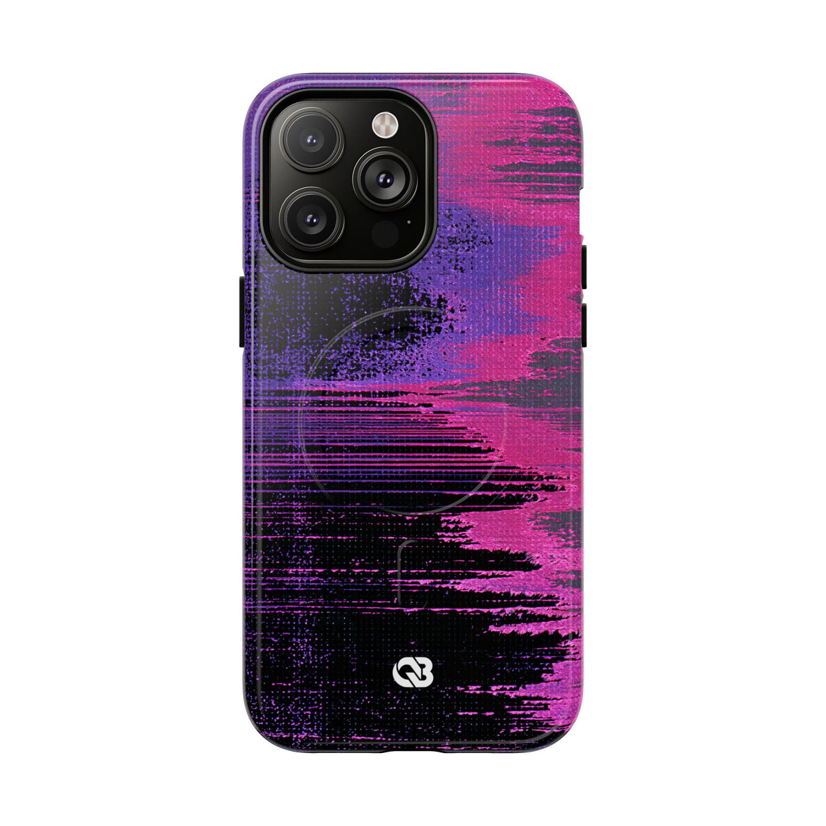 Neon Signal Shift · Tough 2.0 Magnetic Phone Case for iPhone · Purple