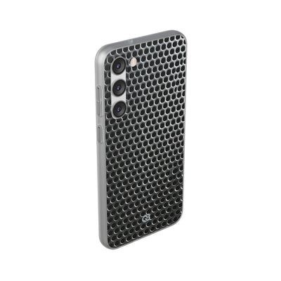 Silver Lite Phone Case for Samsung - Brutalist Steel Mesh