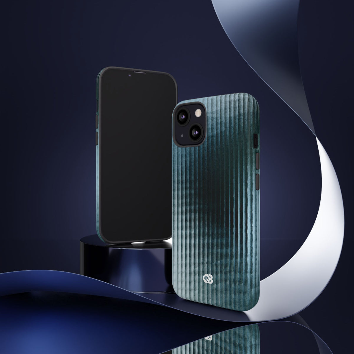 Linear Optic Refraction · Tough Phone Case for iPhone · Teal