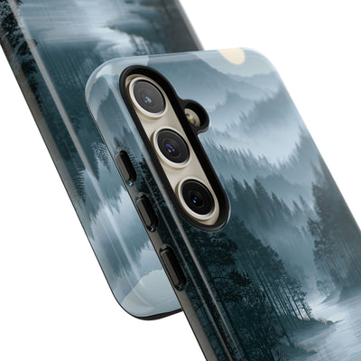 Silent Nordic Fjord · Tough Phone Case for Samsung · Blue