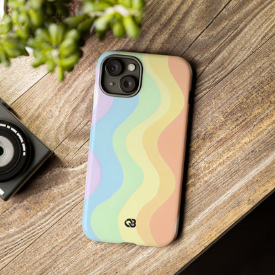 Pastel Ripple Flow · Tough Case na iPhone