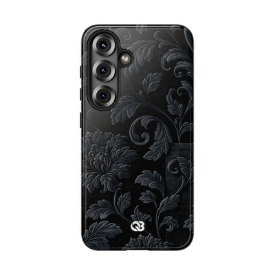 Obsidian Damask · Tough Phone Case for Samsung · Black