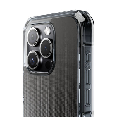 Grey Impact MagSafe Phone Case for iPhone - Static Vertical Dither
