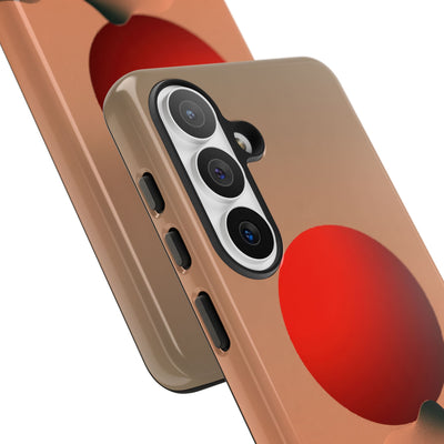 Crimson Sol Ridge · Tough Phone Case for Samsung · Red