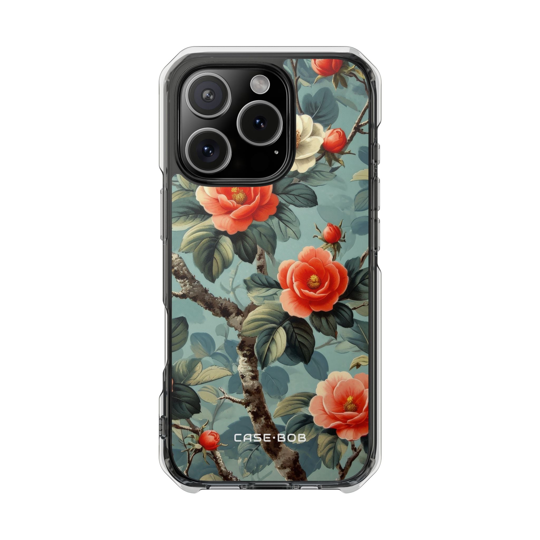 Coral Bloom iPhone 16 Pro Skal - Impact