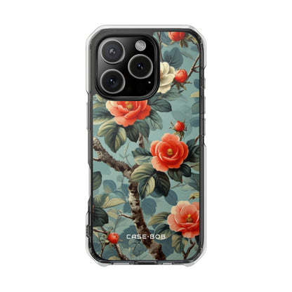 Coral Bloom iPhone 16 Pro Skal - Impact